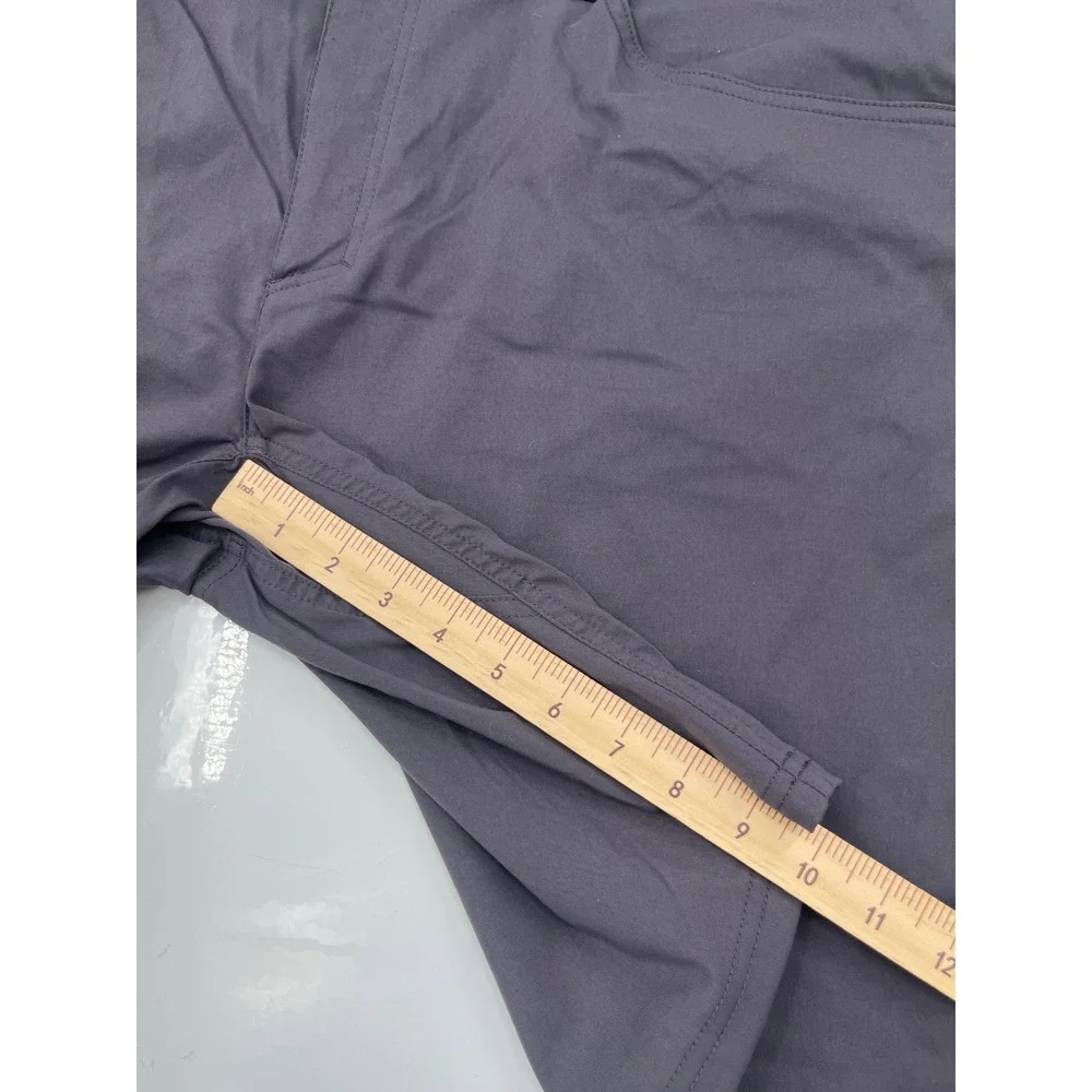 LL Bean Mens Gray Nylon Spandex Stretch Hiking Outdoor Shorts 42W 516049